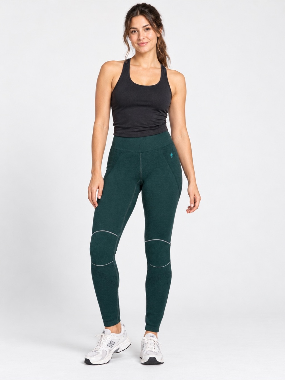 Smartwool Intraknit 250 Merino Wool Base Layer Leggings Women's XS Green